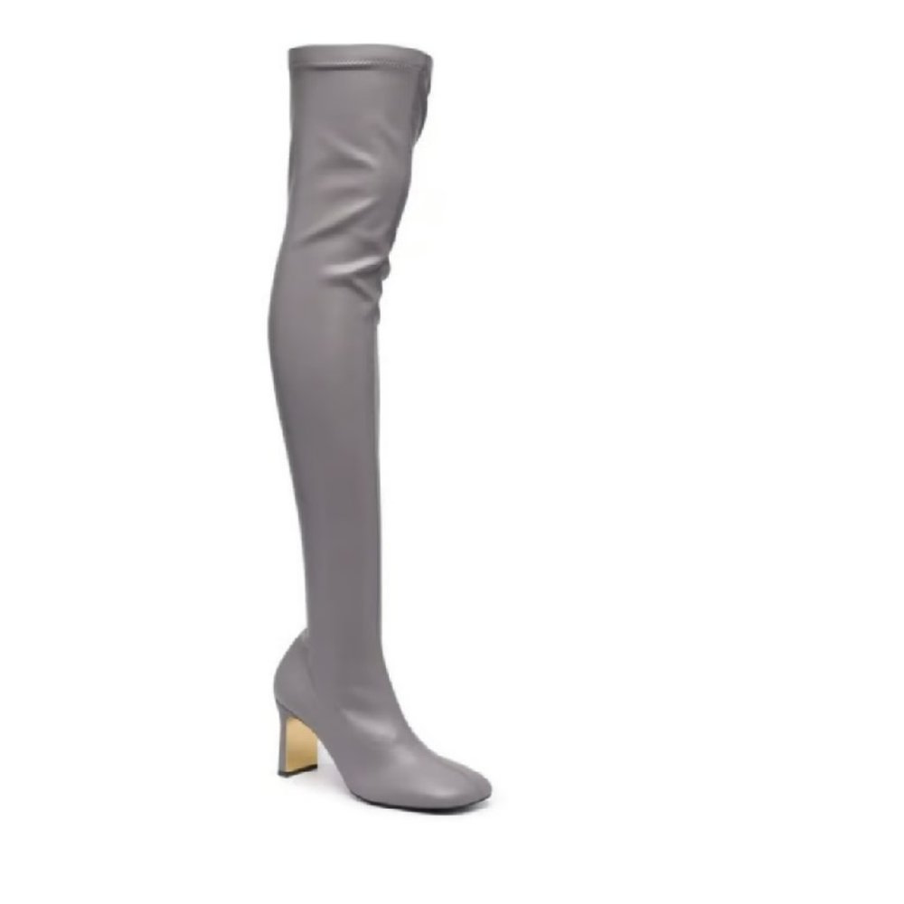 STELLA MCCARTNEY Ivy vegetarian leather over-the-knee boots. 37